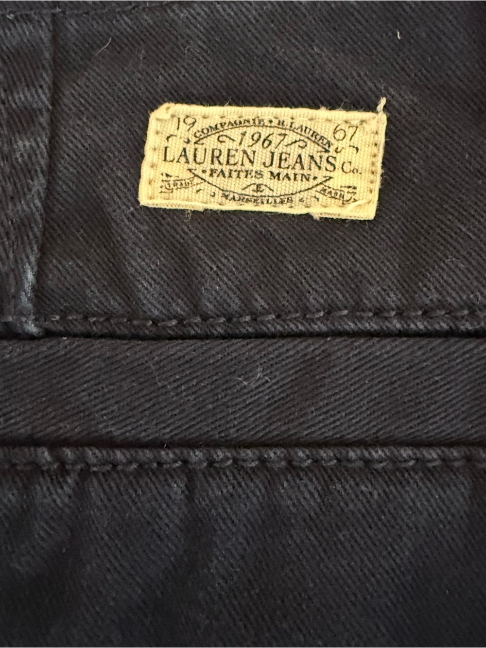 Lauren Ralph Lauren Navy Chino Bermuda Shorts Women’s Size 6 Preppy Classic - Picture 7 of 9